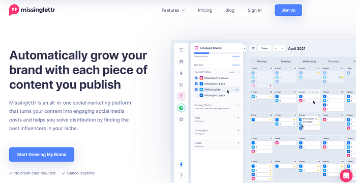 Missinglettr Missinglettr