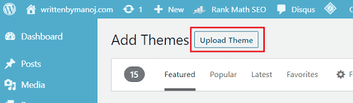 how to update a wordpress theme manually