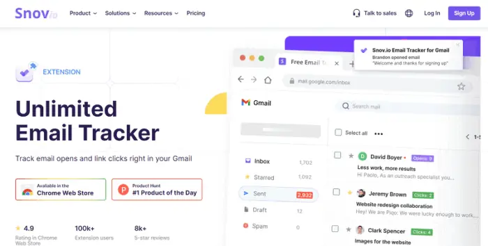 Track gmail emails